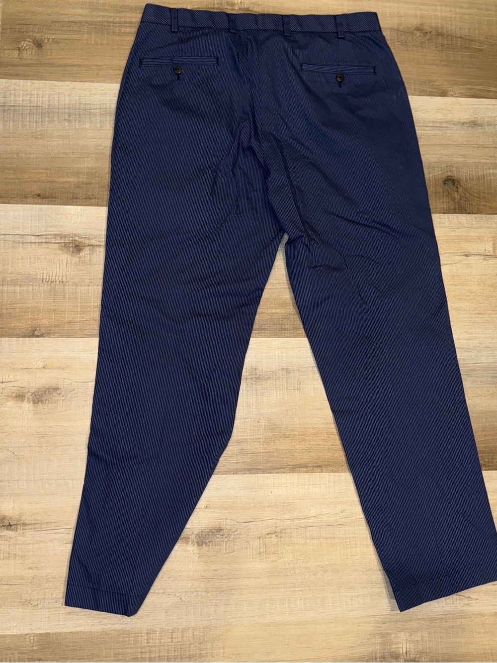 Brooks Brothers Navy Pinstripe Men’s Dress Pants - Picture 4 of 6